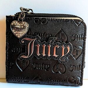 Juicy Couture Black  Liquorice Upgrade wallet.🐈‍⬛️
